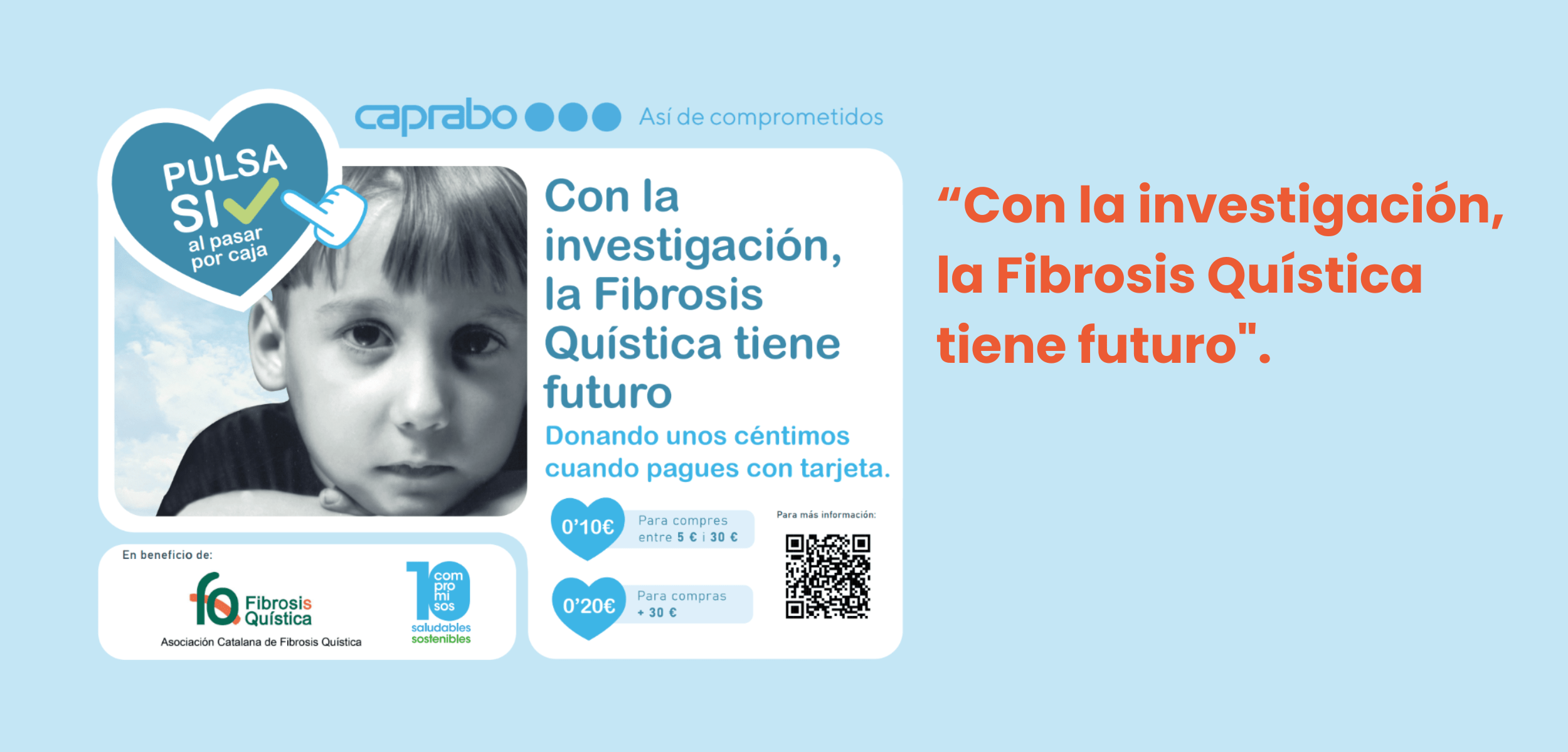 Campaña Céntimos Solidarios Caprabo A Beneficio De La ACFQ: Febrero 2026